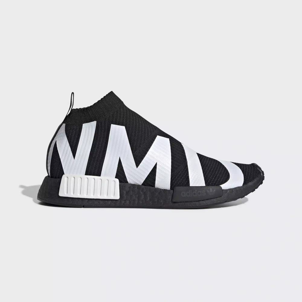 Adidas NMD CS1 Primeknit Tenis Negros Para Hombre (MX-27527)